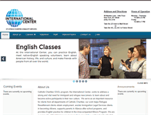 Tablet Screenshot of newintlcenter.com